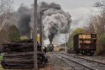 RBMN 2102 with a show of exhaust at Haucks